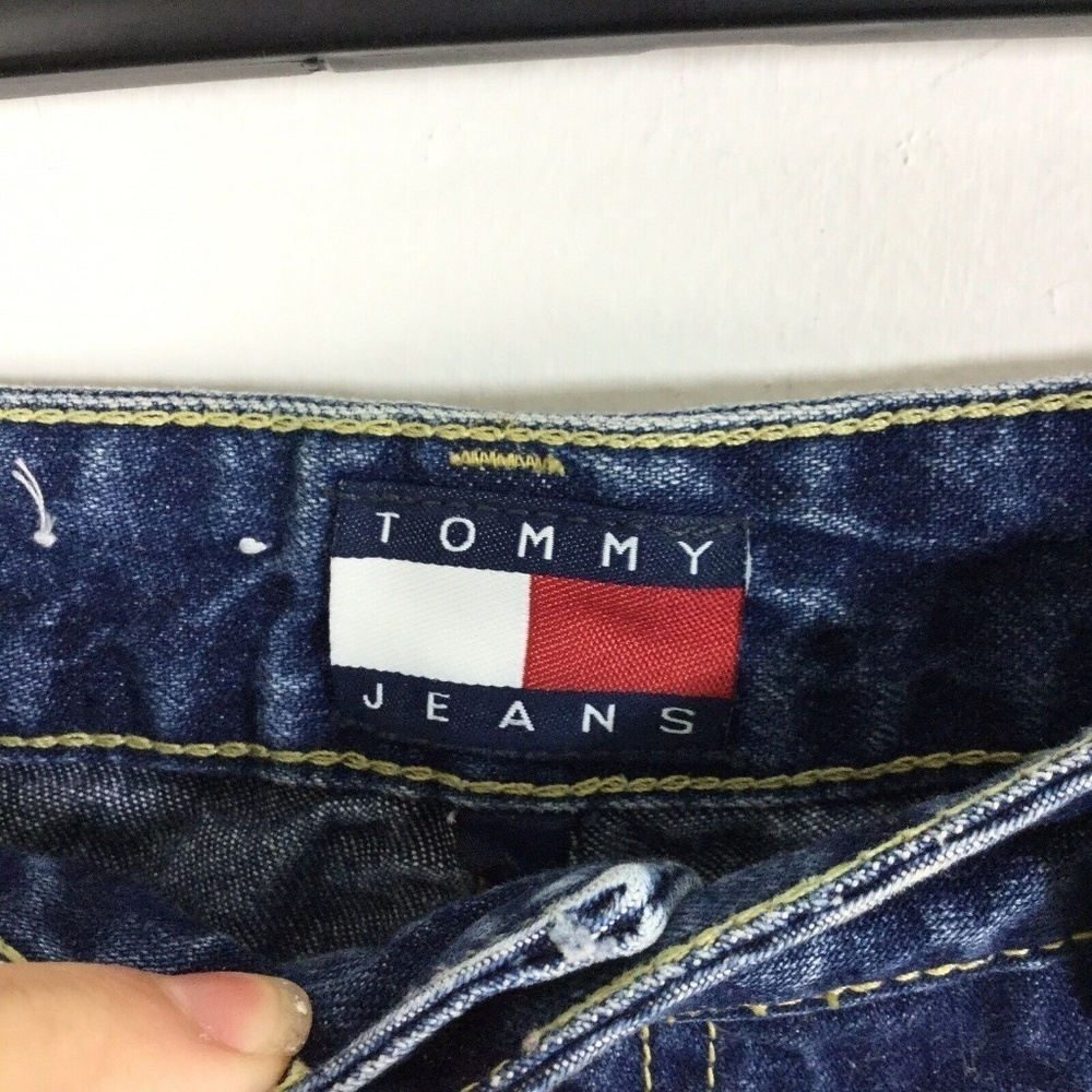 Tommy Jeans Size 11 Denim Vintage Flare 100% Cotton - Picture 6 of 7